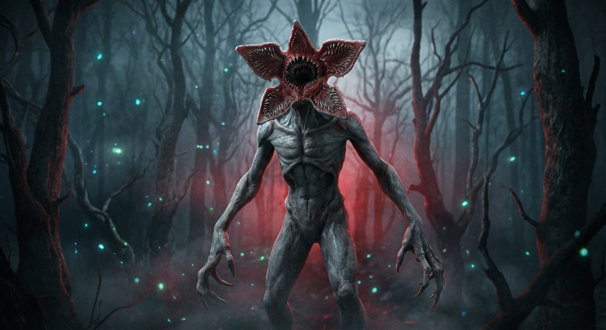 Demogorgon en el bosque